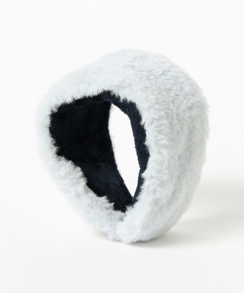 Ray BEAMS（レイビームス）の「フェイクファー イヤーマフ（イヤーマフ・レディース・ライトグレー/ブラック・ONE SIZE）」の12枚目の写真