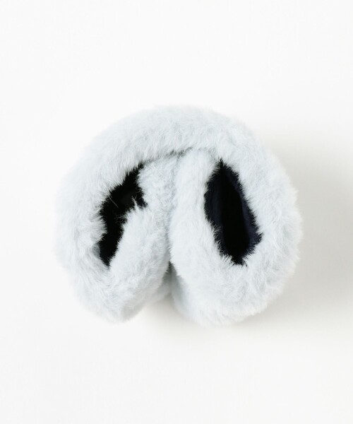 Ray BEAMS（レイビームス）の「フェイクファー イヤーマフ（イヤーマフ・レディース・ライトグレー/ブラック・ONE SIZE）」の14枚目の写真