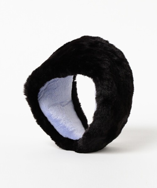 Ray BEAMS（レイビームス）の「フェイクファー イヤーマフ（イヤーマフ・レディース・ライトグレー/ブラック・ONE SIZE）」の16枚目の写真