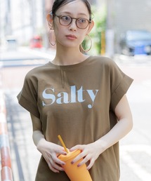 フレンチスリーブロゴTシャツ