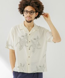 URBAN RESEARCH Sonny Label | フラワーハンドエンブロイダリー半袖シャツ(シャツ/ブラウス)