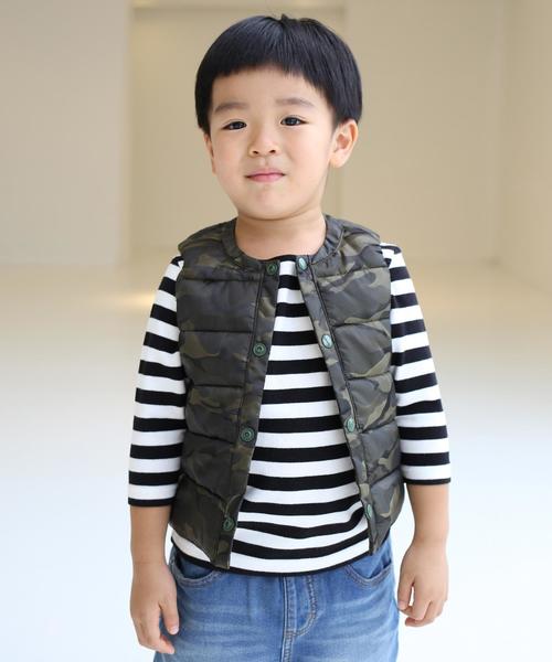 green label relaxing（グリーンレーベルリラクシング）の「■■■3way ショートモッズコート（その他アウター・キッズ・オリーブ・135/95/S/105/M/115/L/125）」の2枚目の写真