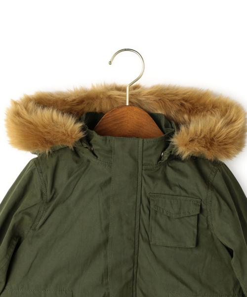 green label relaxing（グリーンレーベルリラクシング）の「■■■3way ショートモッズコート（その他アウター・キッズ・オリーブ・135/95/S/105/M/115/L/125）」の14枚目の写真