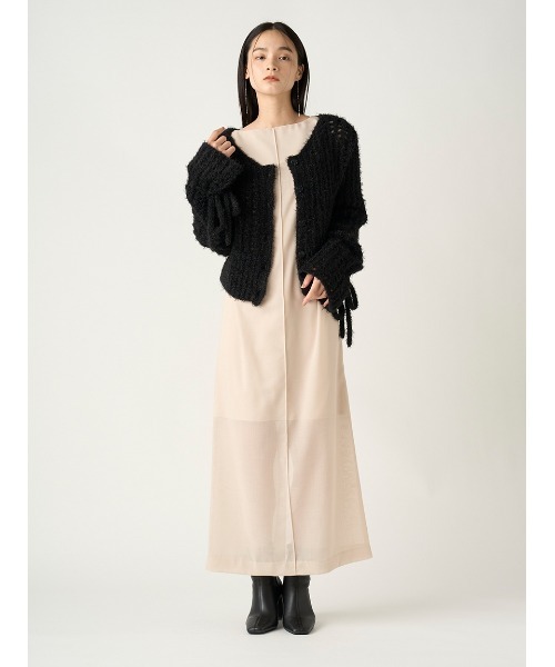 FRAY I.D バックドレープタックワンピース バックドレープタックワンピース（ワンピース）｜FRAY I.D