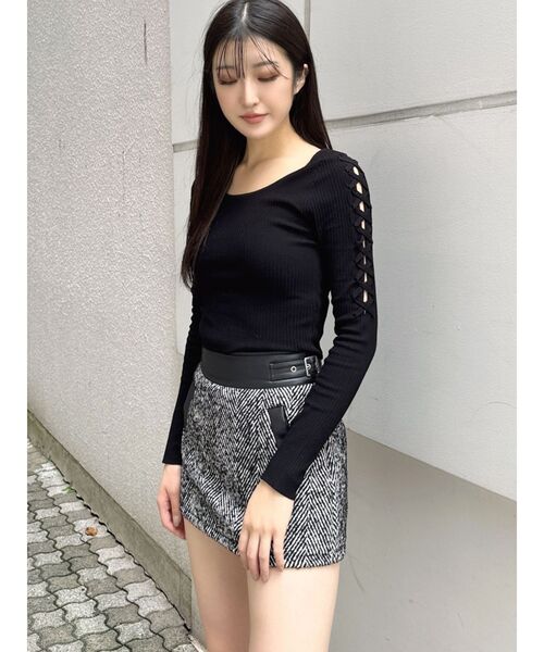 GYDA(ジェイダ)の「【SETUP着用可】ツイード異素材スカートライクショートパンツ(スカート・レディース・その他2/その他・MEDIUM/SMALL)」の7枚目の写真