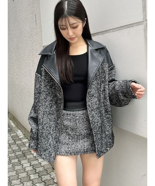 GYDA(ジェイダ)の「【SETUP着用可】ツイード異素材スカートライクショートパンツ(スカート・レディース・その他2/その他・MEDIUM/SMALL)」の11枚目の写真