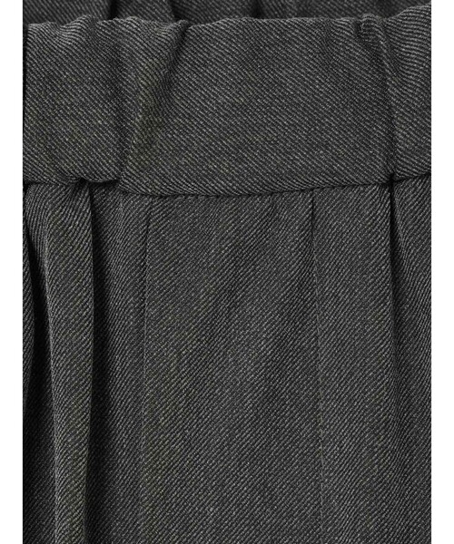 mizuiroind(ミズイロインド)の「mizuiro ind ワイドタックパンツ(その他パンツ・レディース・ライトグレー/ブラウン/ネイビー系1/ブラック系その他2/グレー系その他5/グレー・FREE)」の12枚目の写真