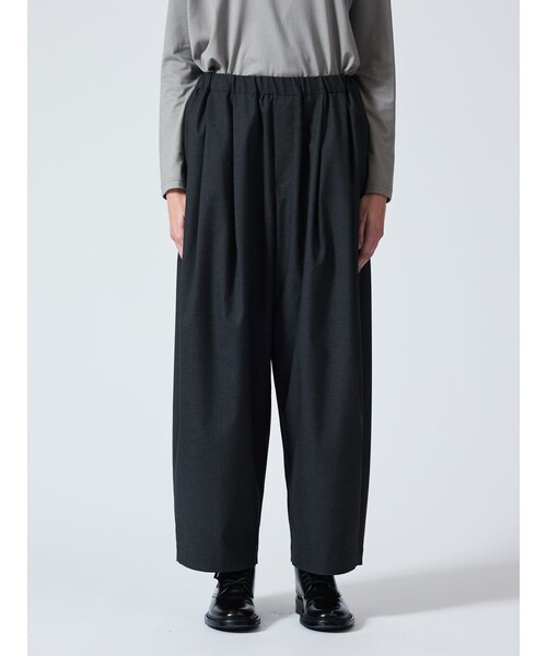 mizuiroind（ミズイロインド）の「mizuiro ind ワイドタックパンツ（その他パンツ・レディース・ライトグレー/ブラウン/ネイビー系1/ブラック系その他2/グレー系その他5/グレー・FREE）」の21枚目の写真