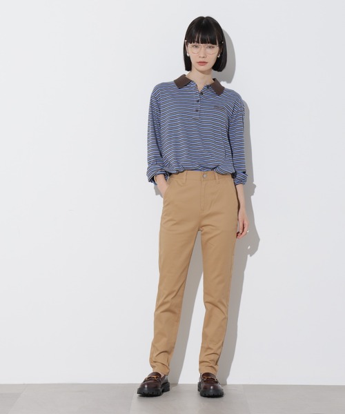 Apo(s)ture(アポスチャー)の「OLIVIA-001/チノスリムパンツ(チノパンツ・レディース・ブラック/ベージュ/ネイビー/ホワイト・XS/S/M/L/XL)」の20枚目の写真