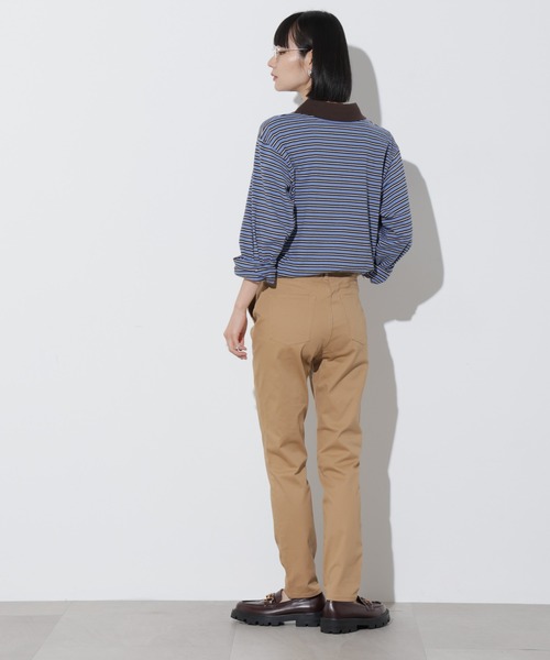 Apo(s)ture(アポスチャー)の「OLIVIA-001/チノスリムパンツ(チノパンツ・レディース・ブラック/ベージュ/ネイビー/ホワイト・XS/S/M/L/XL)」の15枚目の写真