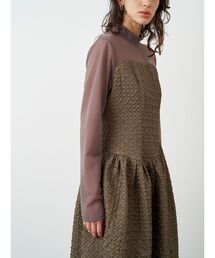 ELENDEEK | シアードッキングギャザーワンピース(ワンピース)