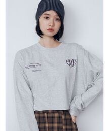EMODA（エモダ）の「マークユニットロングTシャツ（Tシャツ/カットソー）」