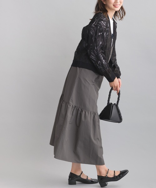 PICCIN（ピッチン）の「チュール刺繍カーディガン（Tシャツ/カットソー・レディース・ブラック/アイボリー・M）」の13枚目の写真