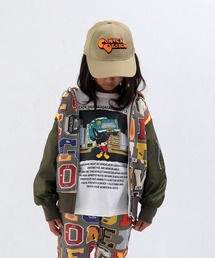 CONVEX（コンベックス）の「総柄×ﾅｲﾛﾝ ZIPﾊﾟｰｶｰ（パーカー）」