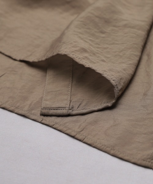 reca(レカ)の「シアードルマンシャツ(シャツ/ブラウス・レディース・ブラック/ブラウン/キャメル/ダークベージュ/グレー/グレイッシュベージュ/カーキ/ワイン/グリーン/ミント/ラベンダー・M)」の18枚目の写真