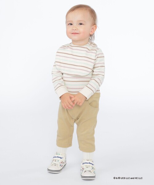 SHIPS（シップス）の「SHIPS KIDS:オーガニック コットン ボーダー スタイ（スタイ/よだれかけ・キッズ・オフホワイト/ピンク/ネイビー・ONE SIZE）」の7枚目の写真