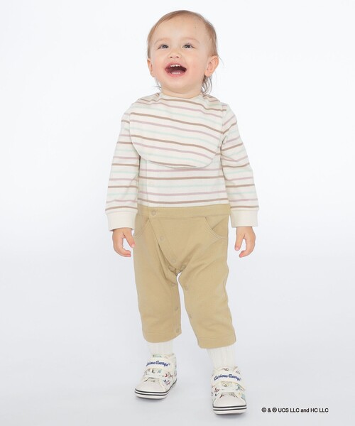 SHIPS（シップス）の「SHIPS KIDS:オーガニック コットン ボーダー スタイ（スタイ/よだれかけ・キッズ・オフホワイト/ピンク/ネイビー・ONE SIZE）」の8枚目の写真