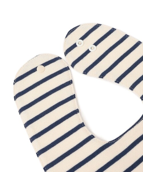 SHIPS（シップス）の「SHIPS KIDS:オーガニック コットン ボーダー スタイ（スタイ/よだれかけ・キッズ・オフホワイト/ピンク/ネイビー・ONE SIZE）」の10枚目の写真