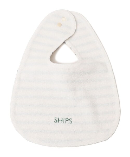 SHIPS（シップス）の「SHIPS KIDS:オーガニック コットン ボーダー スタイ（スタイ/よだれかけ・キッズ・オフホワイト/ピンク/ネイビー・ONE SIZE）」の12枚目の写真