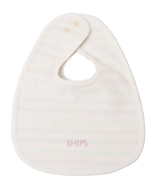 SHIPS（シップス）の「SHIPS KIDS:オーガニック コットン ボーダー スタイ（スタイ/よだれかけ・キッズ・オフホワイト/ピンク/ネイビー・ONE SIZE）」の13枚目の写真