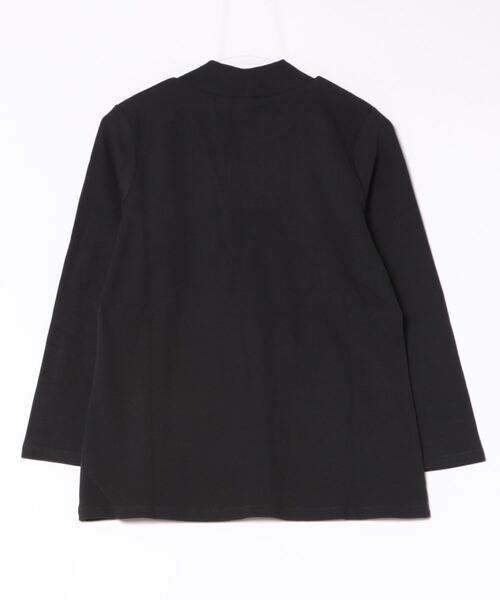 MB mint breeze(エムビーミントブリーズ)の「【L~6L 大きいサイズ】【吸湿・発熱】テレコタートルネックTシャツ(Tシャツ/カットソー・レディース・ライトグレー/ブラック/ピンク・LL/3L/4L/5L/6L/L)」の18枚目の写真