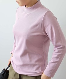 MB mint breeze | 【L~6L 大きいサイズ】【吸湿・発熱】テレコタートルネックTシャツ(Tシャツ/カットソー)