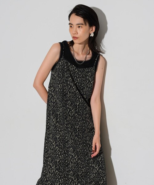 GALLEST（ギャレスト）の「◆変形ドットキャミワンピース（ワンピース・レディース・ブラック系4/ホワイト系7・38/36）」の3枚目の写真