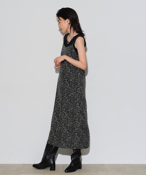 GALLEST（ギャレスト）の「◆変形ドットキャミワンピース（ワンピース・レディース・ブラック系4/ホワイト系7・38/36）」の7枚目の写真
