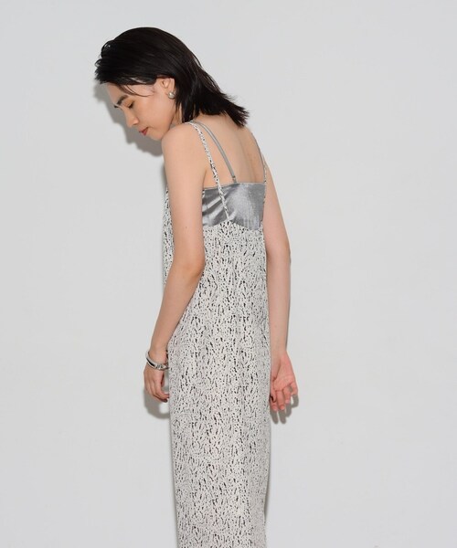 GALLEST（ギャレスト）の「◆変形ドットキャミワンピース（ワンピース・レディース・ブラック系4/ホワイト系7・38/36）」の10枚目の写真