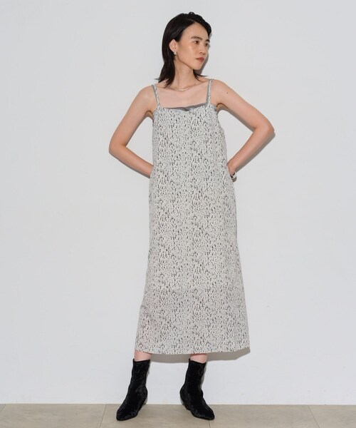 GALLEST（ギャレスト）の「◆変形ドットキャミワンピース（ワンピース・レディース・ブラック系4/ホワイト系7・38/36）」の15枚目の写真