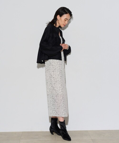 GALLEST（ギャレスト）の「◆変形ドットキャミワンピース（ワンピース・レディース・ブラック系4/ホワイト系7・38/36）」の16枚目の写真