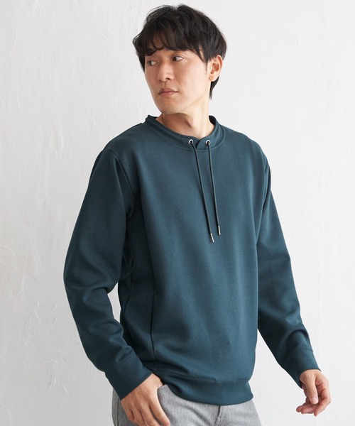 ikka(イッカ)の「【抗菌防臭】GOKU楽ダンボールルーイカラー(スウェット・メンズ・グリーン/ホワイト/グレー/ネイビー/ワイン・XL/L/M/S)」の6枚目の写真