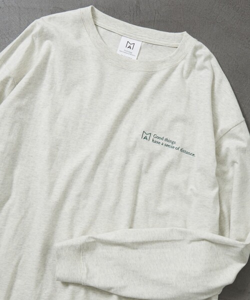 Firsthand(ファーストハンド)の「MA Firsthand/マ ファーストハンド BASIC LOGO LS TEE / ロングスリーブTシャツ / ロンT / 長袖Tシャツ(Tシャツ/カットソー・メンズ・ホワイト/ブラック/グレー・MEDIUM/LARGE)」の3枚目の写真