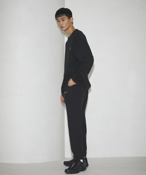 Firsthand(ファーストハンド)の「MA Firsthand/マ ファーストハンド BASIC LOGO LS TEE / ロングスリーブTシャツ / ロンT / 長袖Tシャツ(Tシャツ/カットソー・メンズ・ホワイト/ブラック/グレー・MEDIUM/LARGE)」の8枚目の写真