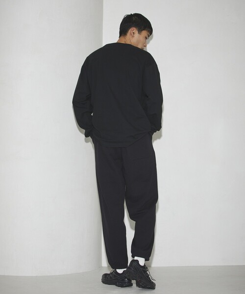 Firsthand(ファーストハンド)の「MA Firsthand/マ ファーストハンド BASIC LOGO LS TEE / ロングスリーブTシャツ / ロンT / 長袖Tシャツ(Tシャツ/カットソー・メンズ・ホワイト/ブラック/グレー・MEDIUM/LARGE)」の9枚目の写真