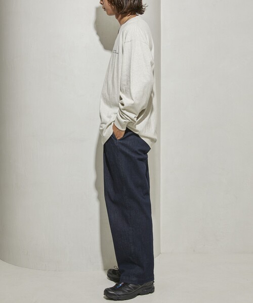 Firsthand(ファーストハンド)の「MA Firsthand/マ ファーストハンド BASIC LOGO LS TEE / ロングスリーブTシャツ / ロンT / 長袖Tシャツ(Tシャツ/カットソー・メンズ・ホワイト/ブラック/グレー・MEDIUM/LARGE)」の17枚目の写真