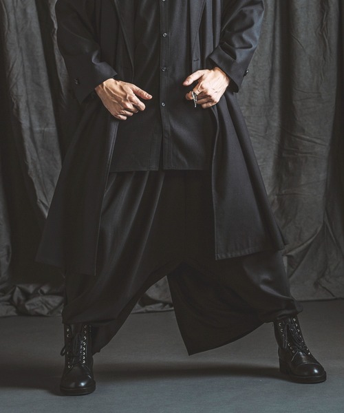 NO ID.（ノーアイディ）の「【NO ID.】Fluttering Baggy Trousers / フラッタリング バギー トラウザーズ（スラックス・メンズ・グレー/ブラック/その他23・2/1）」の2枚目の写真