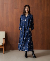 ＜低身長サイズあり＞2WAYフラワープリントワンピース144314