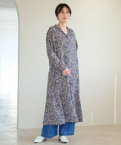 セール】＜低身長サイズあり＞2WAYフラワープリントワンピース