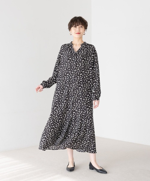 セール】＜低身長サイズあり＞2WAYフラワープリントワンピース144314