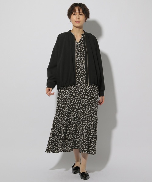 Elura（エルーラ）の「＜低身長サイズあり＞2WAYフラワープリントワンピース144314（ワンピース・レディース・ブラック/ネイビー/ブラック系その他/ダークネイビー・MEDIUM/FREE(S)/LARGE）」の19枚目の写真