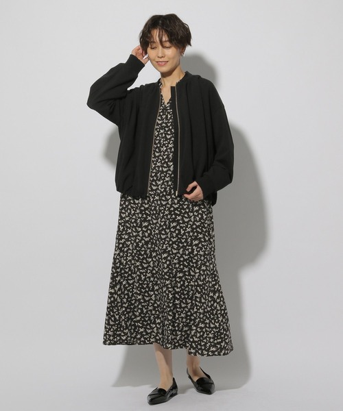 Elura（エルーラ）の「＜低身長サイズあり＞2WAYフラワープリントワンピース144314（ワンピース・レディース・ブラック/ネイビー/ブラック系その他/ダークネイビー・MEDIUM/FREE(S)/LARGE）」の20枚目の写真