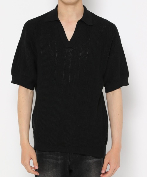LURAKU（ルラク）の「【LURAKU】dry touch Loose knit polo