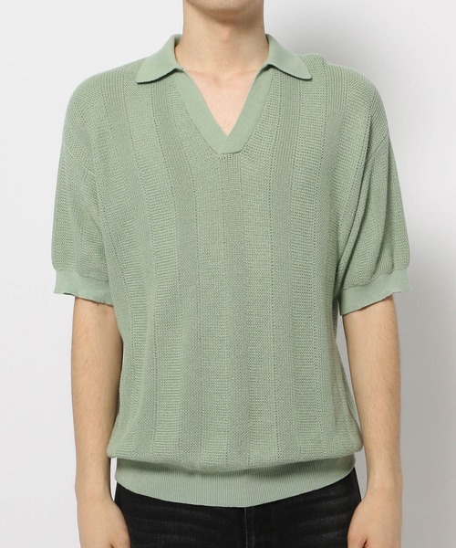 【LURAKU】ドライタッチニットポロシャツ LURAKU（ルラク）の「【LURAKU】dry touch knit polo shirt