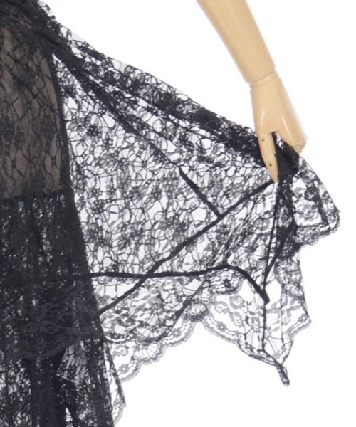 axes femme（アクシーズファム）の「ペチ付イレヘムレーススカート（スカート・レディース・ブラック/ホワイト・FREE）」の16枚目の写真