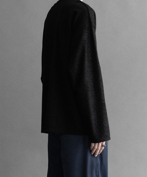 PHILTHEORY（フィルセオリー）の「Lace switch cut-sew/レーススイッチカットソー（Tシャツ/カットソー・メンズ・ブラック/ホワイト・2/1/3）」の18枚目の写真