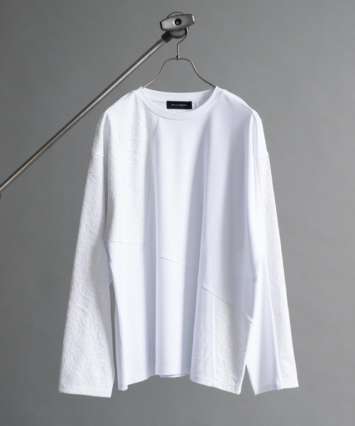 Lace switch cut-sew/レーススイッチカットソー（Tシャツ/カットソー）｜PHILTHEORY（フィルセオリー）