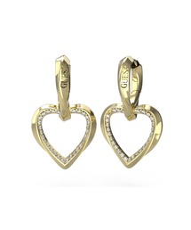 Guess | MON AMOUR 25MM MON AMOUR TWO HEARTS EARR ピアス（両耳用）(ピアス（両耳用）)