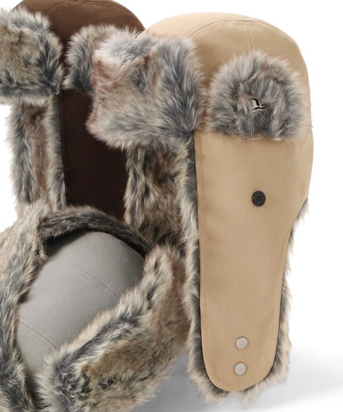 NEW ERA（ニューエラ）の「ニューエラ キャップ トラッパー ONSPOTZ別注（キャップ・メンズ・グレー/ブラック/カーキ/ストーン/ブルー/グレー系その他/ブラウン系その他/ネイビー/グリーン/キャメル・XL/L/M）」の10枚目の写真