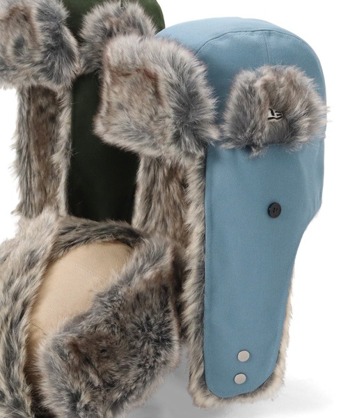 NEW ERA（ニューエラ）の「ニューエラ キャップ トラッパー ONSPOTZ別注（キャップ・メンズ・グレー/ブラック/カーキ/ストーン/ブルー/グレー系その他/ブラウン系その他/ネイビー/グリーン/キャメル・XL/L/M）」の9枚目の写真